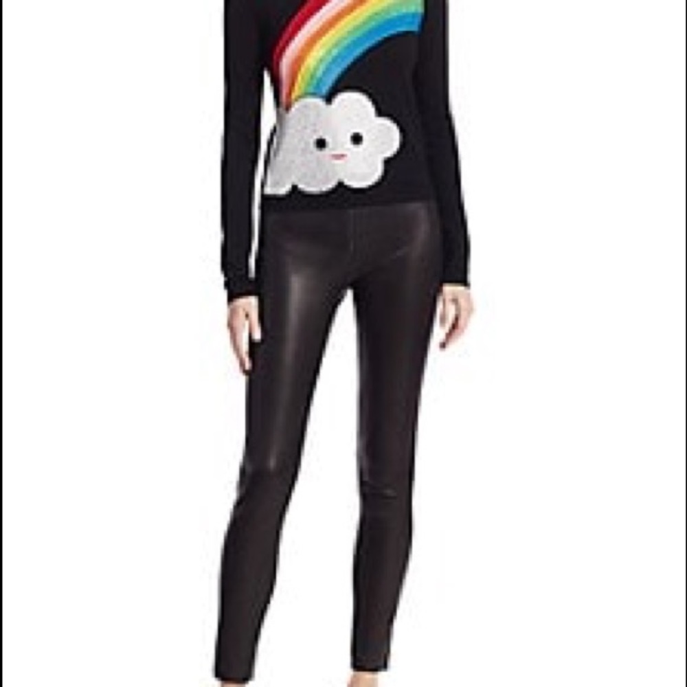 Alice+Olivia x Friends With You Connie Rainbow Top NWT - Picture 2 of 12